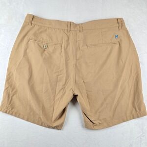 Mugsy Arnie's Mens Size 42 Khaki Golf‎ Shorts Flat Front Stretch Casual